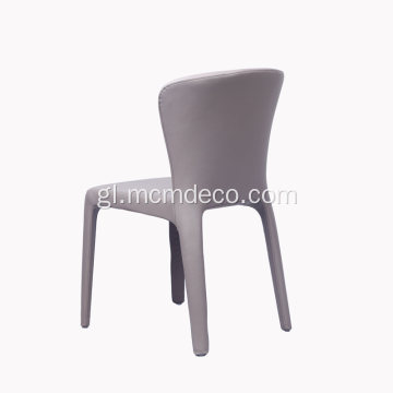 Cadeira de comedor de coiro Cassina 369 HOLA